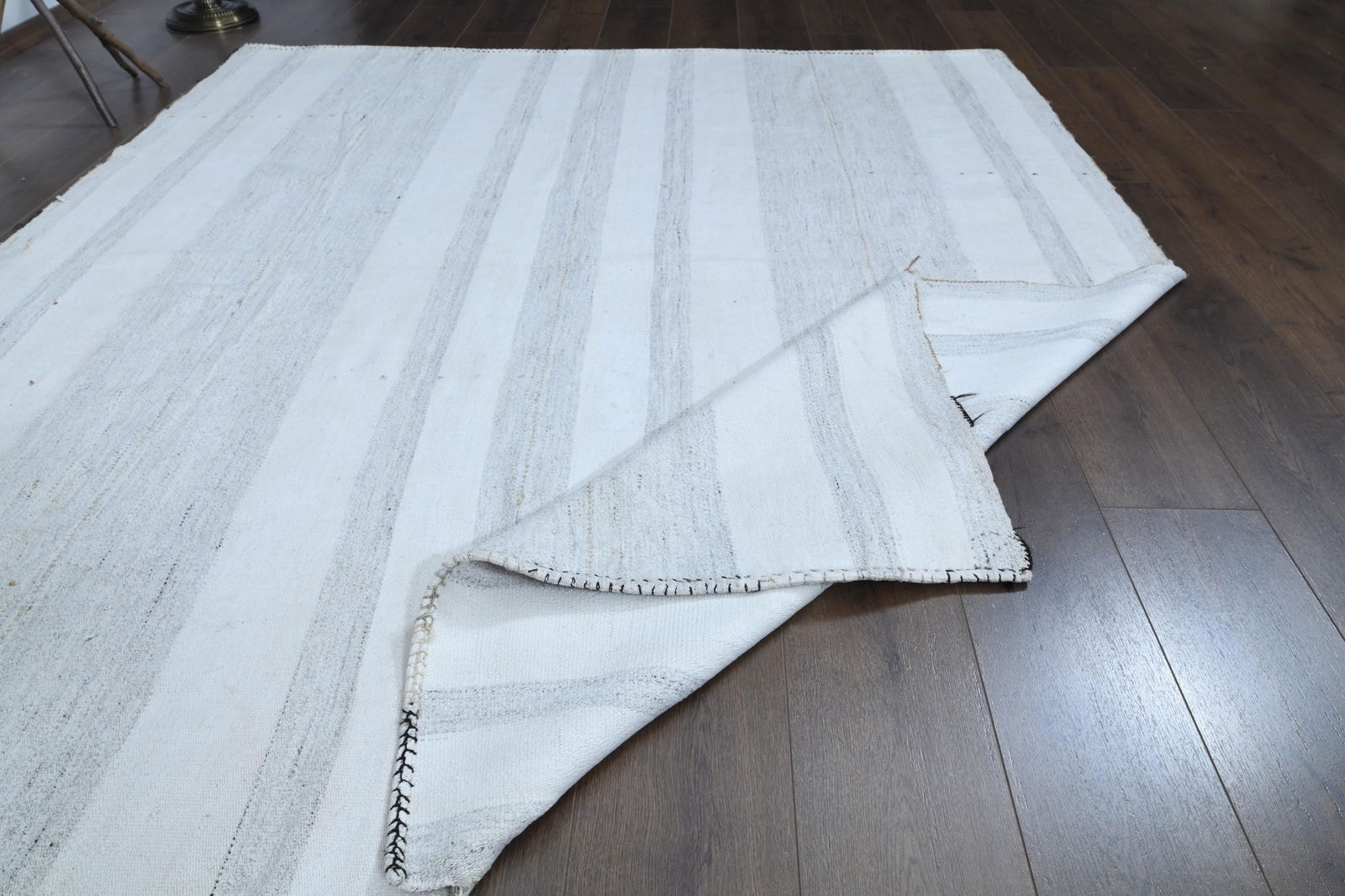 6'6x7'6 ft, WHITE GRAY RUG - 16