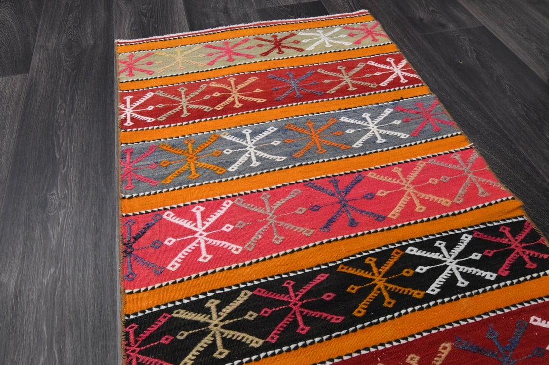2.3x5.1 ft, SMALL KILIM RUNNER - 5