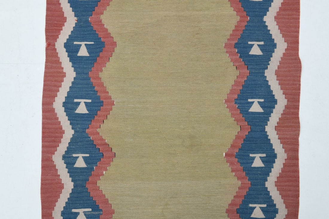 2.8x6.5 ft, TURKISH OUSHAK RUG - 4