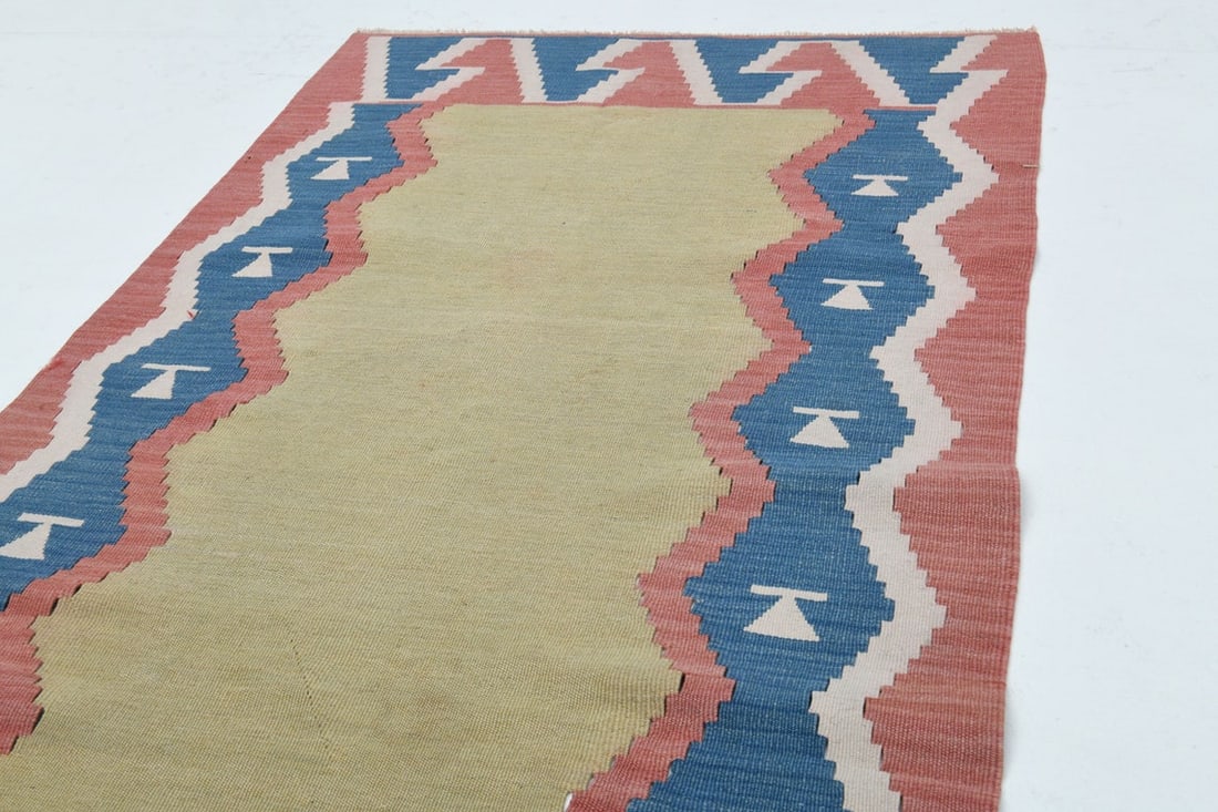 2.8x6.5 ft, TURKISH OUSHAK RUG - 8