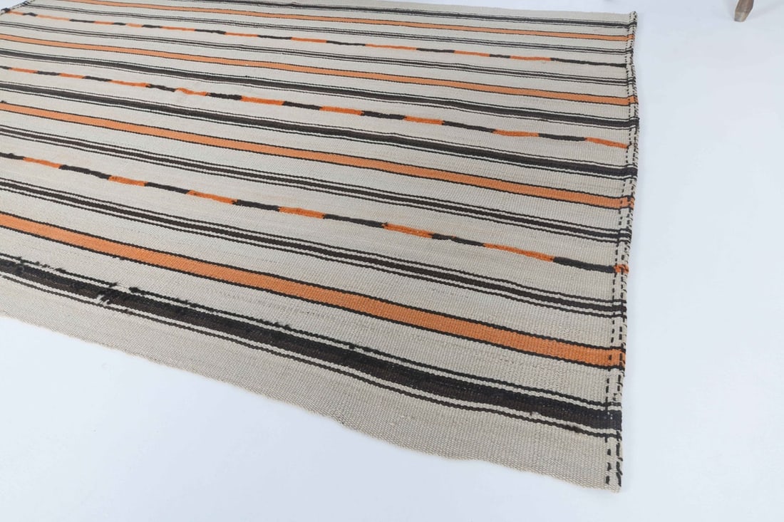 4.8x7.3 ft, TURKISH KILIM Rug - 5