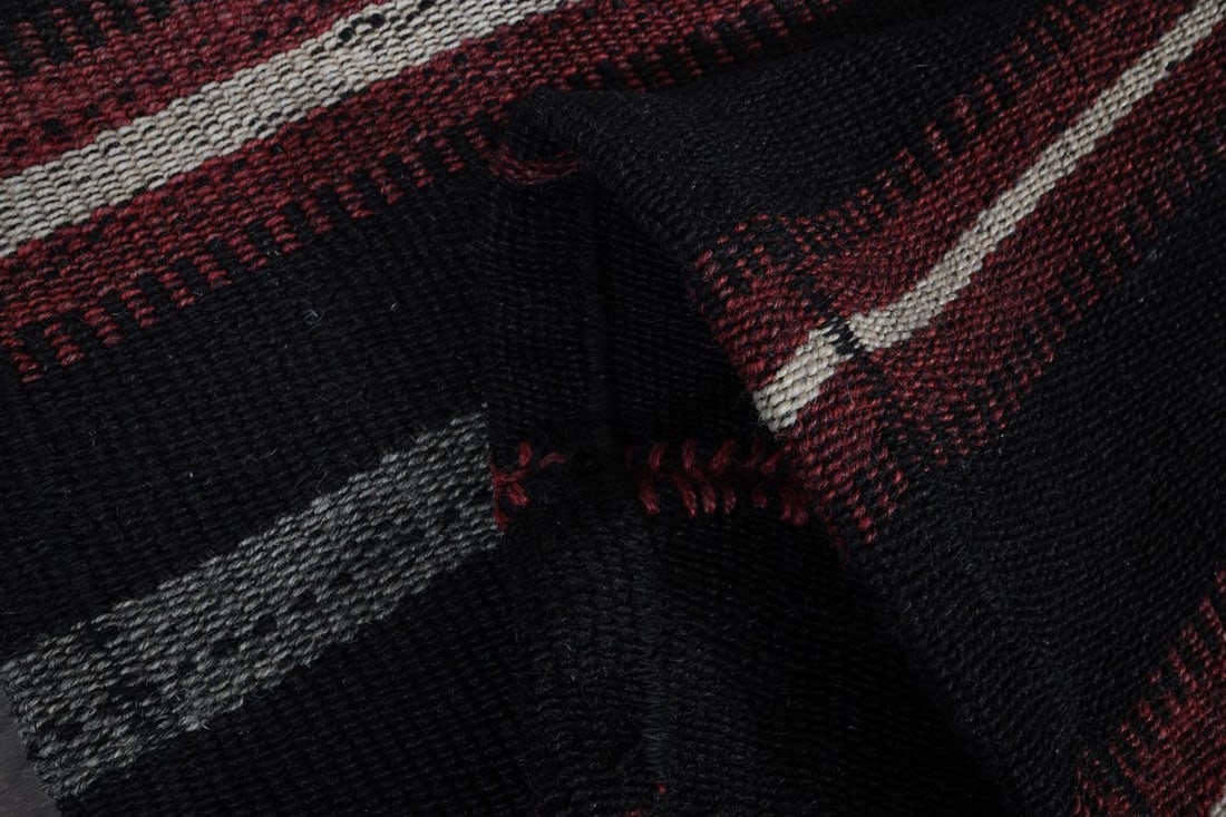 4'3x11 ft, KILIM STRIPED RUNNER - 9