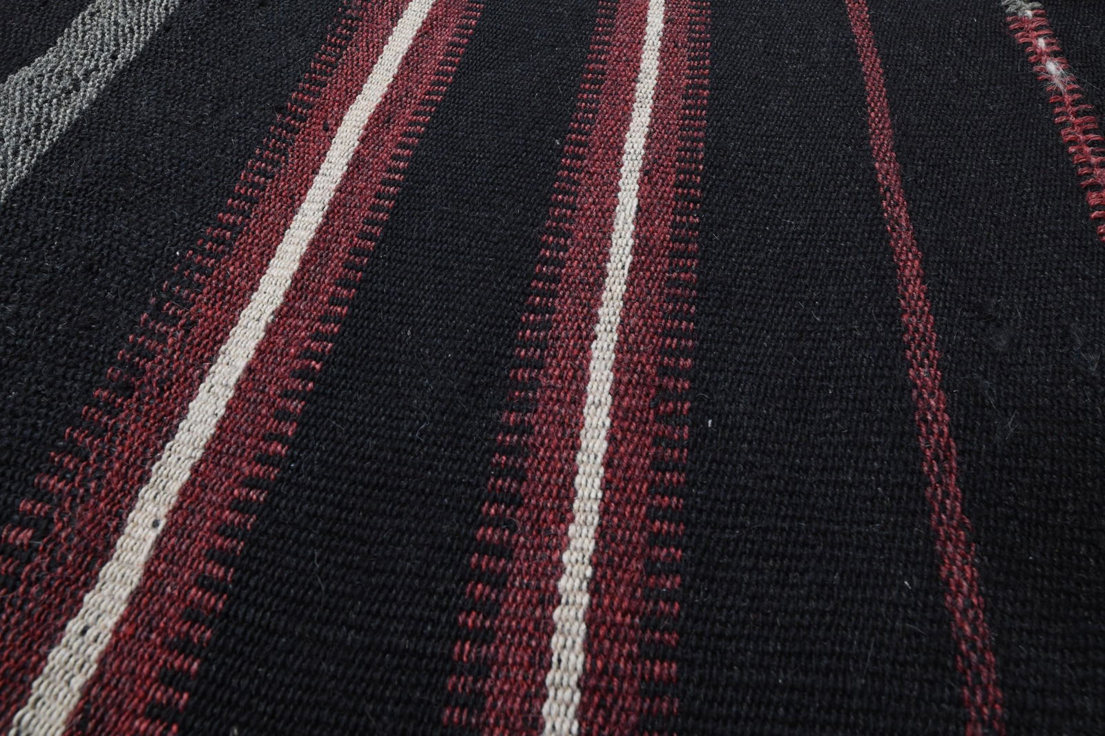 4'3x11 ft, KILIM STRIPED RUNNER - 12