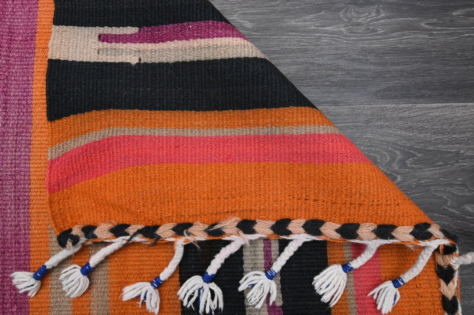 3x9.1 ft, TURKISH KILIM Runner - 16