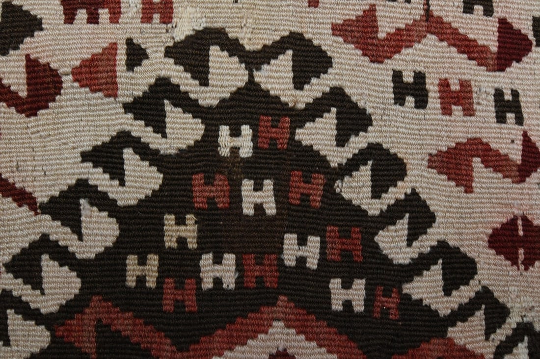 2.8x10.3 ft, TURKISH KILIM Runner - 7