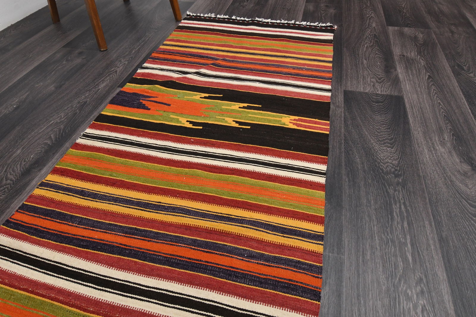 2.4x8.9 ft, TURKISH Rug Runner - 12