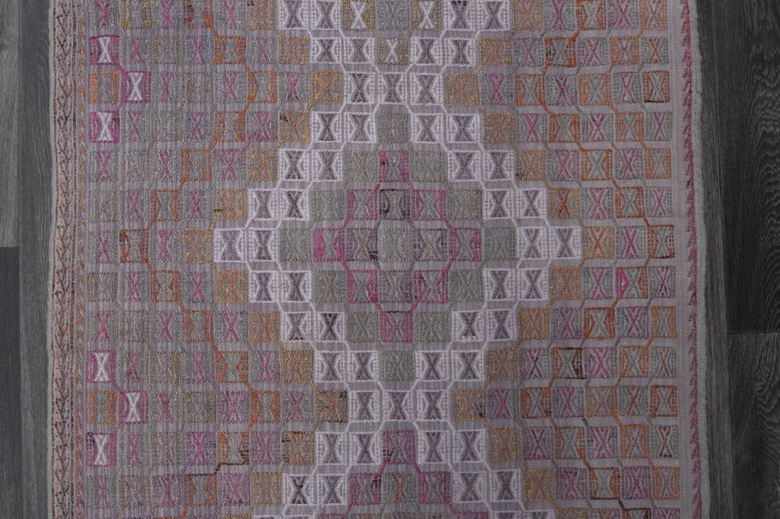 3.1x7.4 ft, TURKISH KILIM Runner - 6