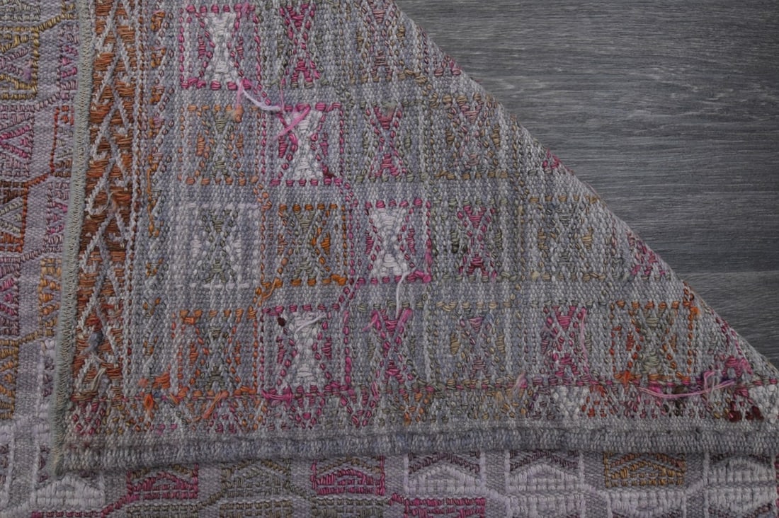 3.1x7.4 ft, TURKISH KILIM Runner - 8