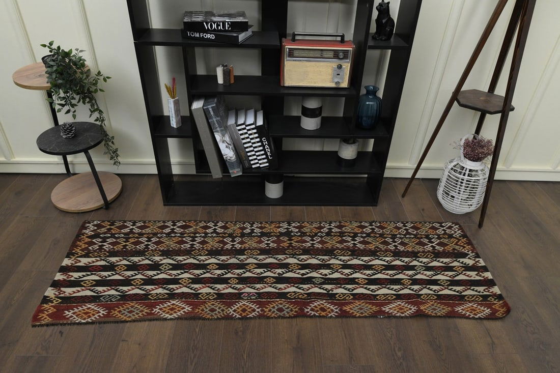 2x6'6 ft, VINTAGE RUG RUNNER - 10