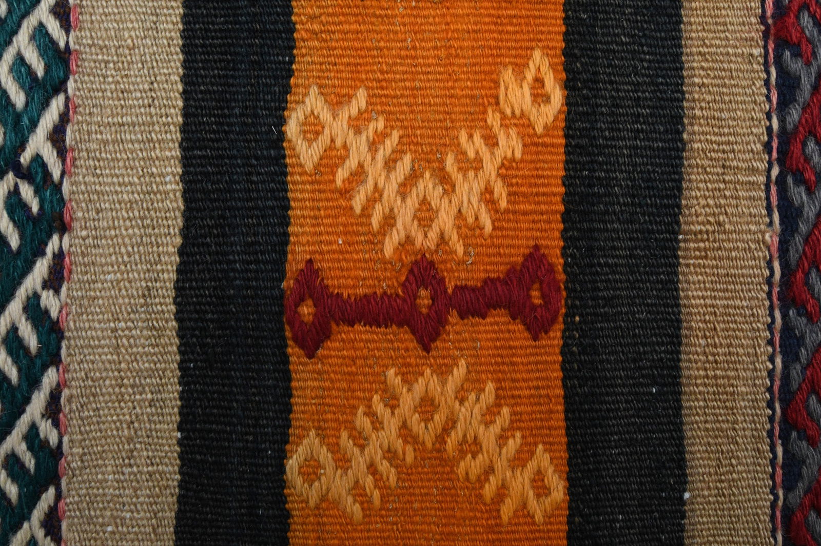 3.5x12.2 ft, TURKISH KILIM Runner - 15