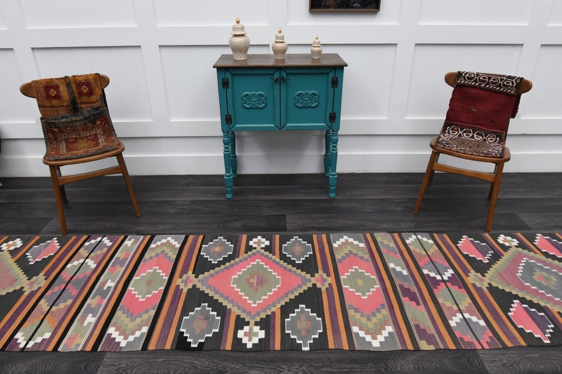 2.7x14 ft, TURKISH Rug Runner - 3