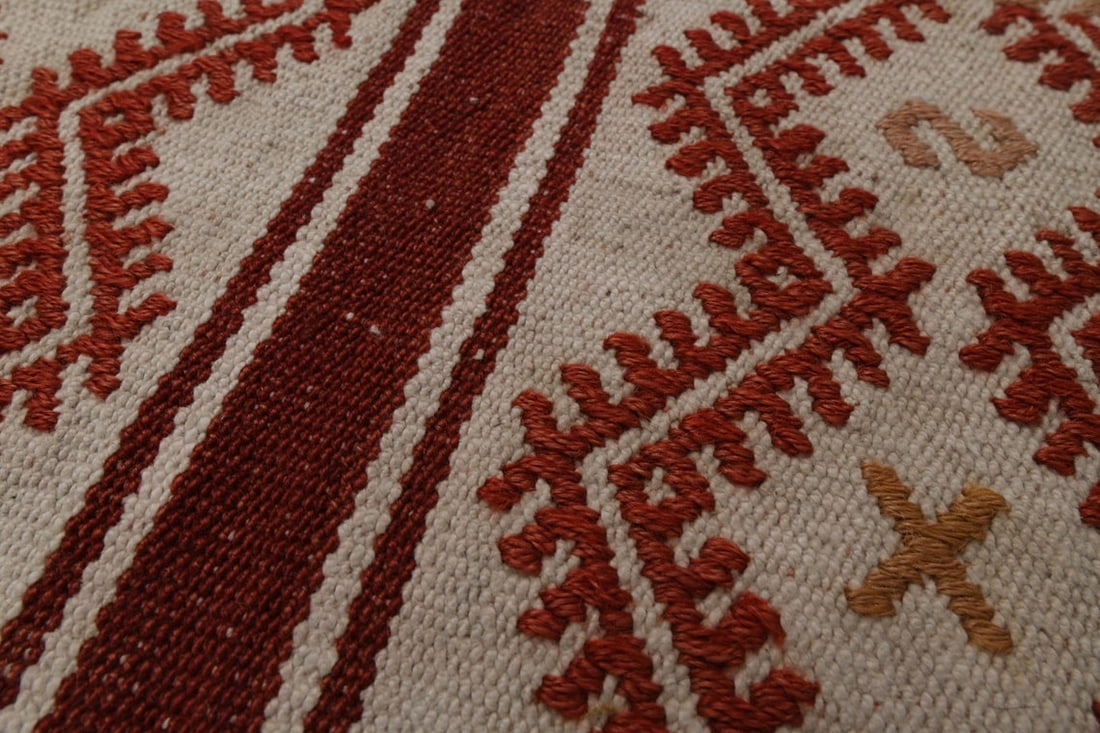 1.3x6.5 ft, IVORY DECOR, Wool Runner - 6