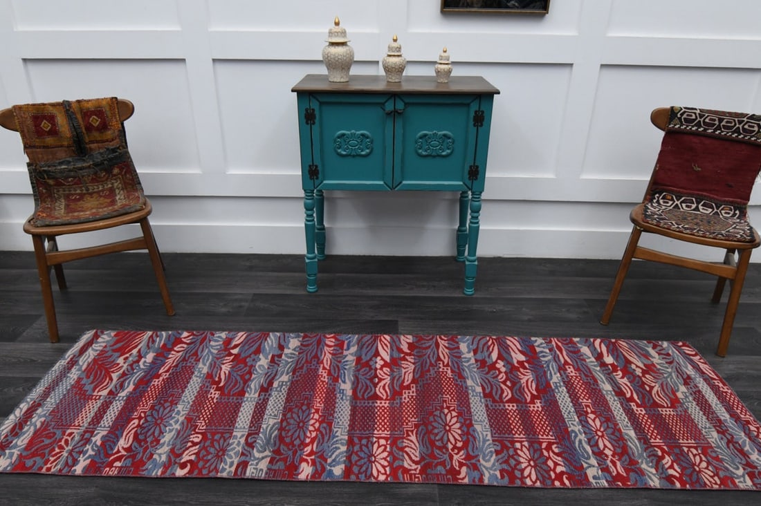 2.6x7.8 ft, Turkish Rug Runner - 4