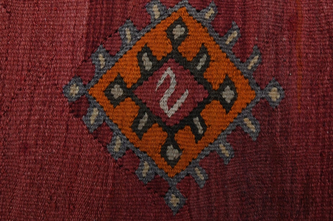 4.1x13 ft, TURKISH KILIM Runner - 8