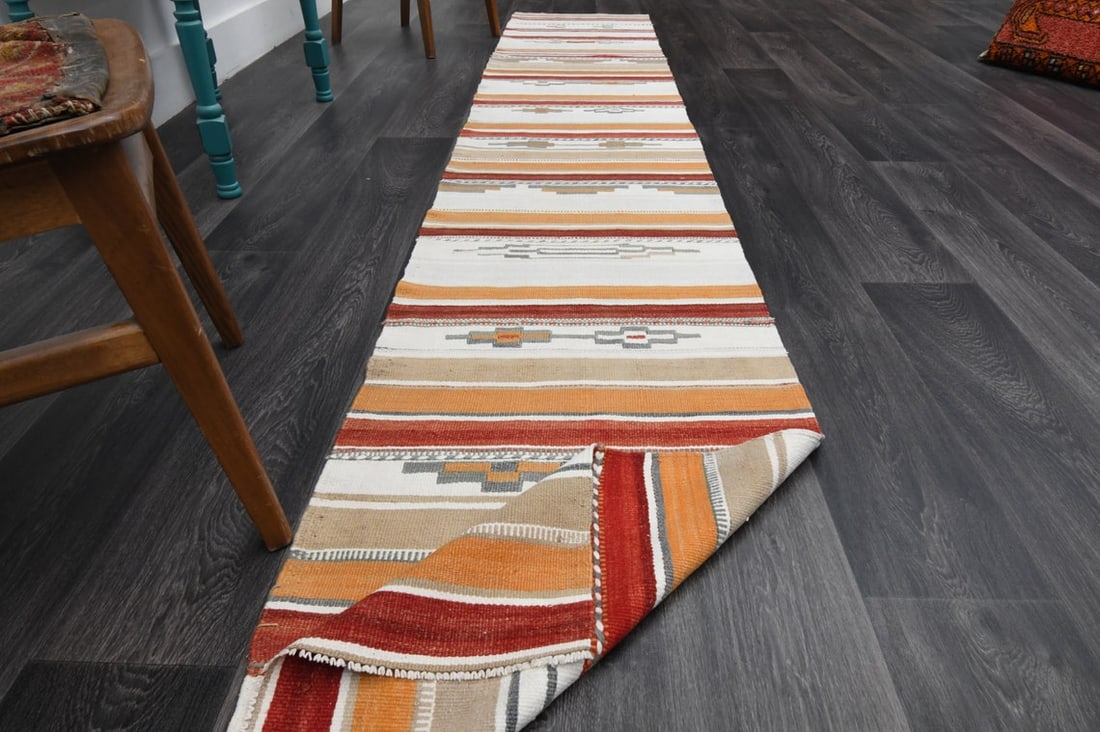 2x11.5 ft, TURKISH Rug Runner - 9