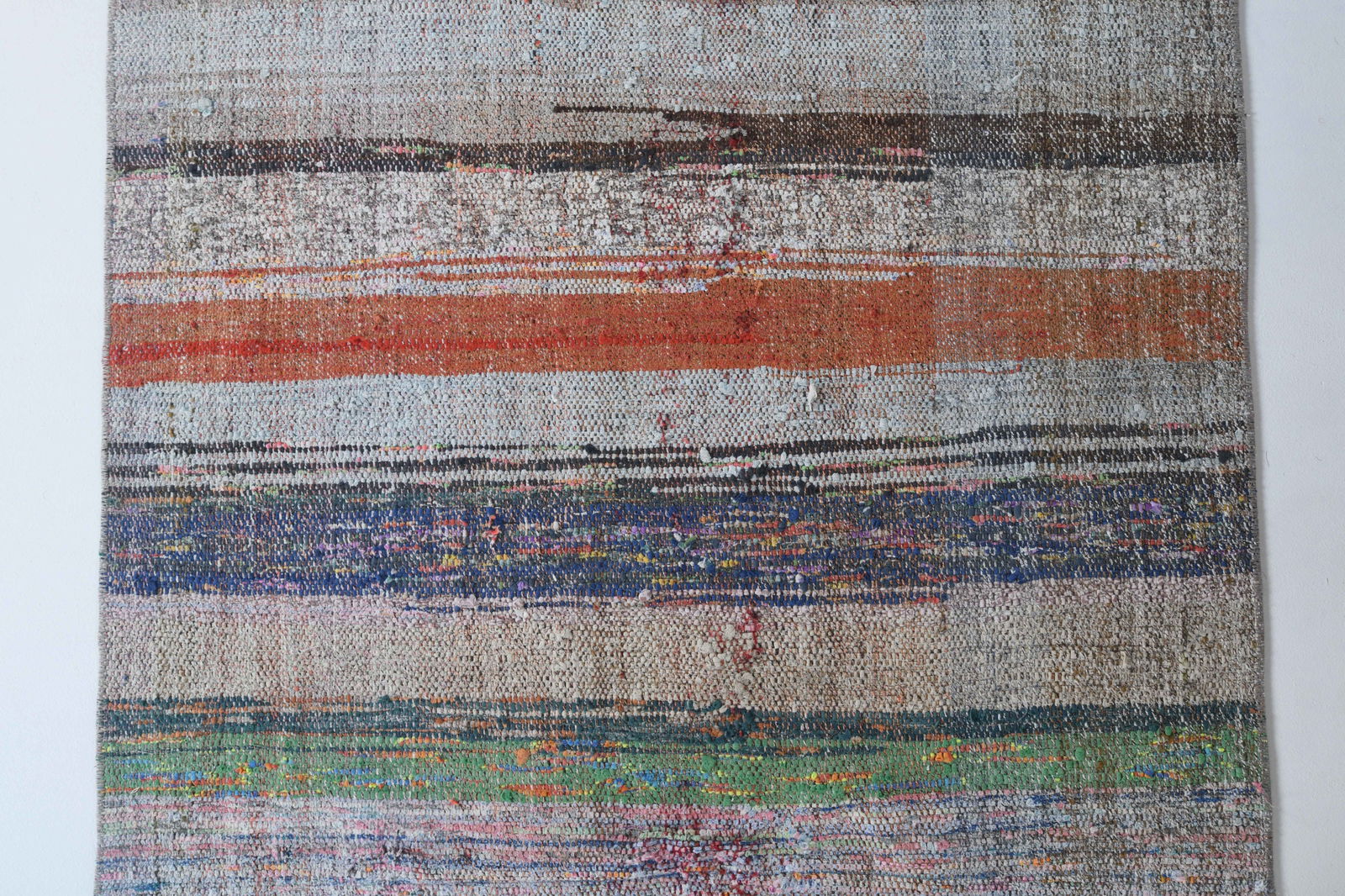 3x7.4 ft, TURKISH KILIM Runner - 14