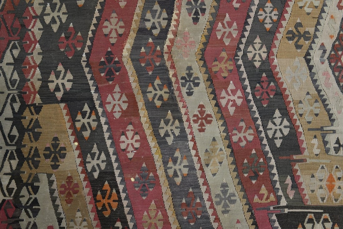 4x13'1 ft, VINTAGE TURKISH RUNNER - 8