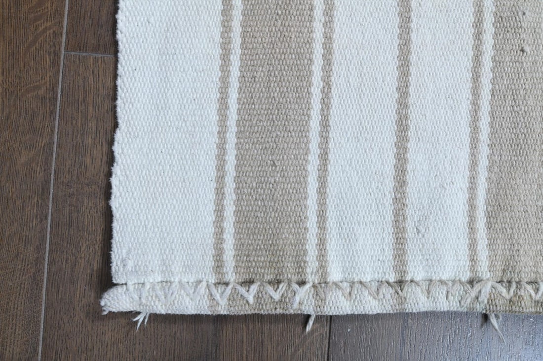 2.4x10.9 ft, WHITE BROWN RUNNER - 3