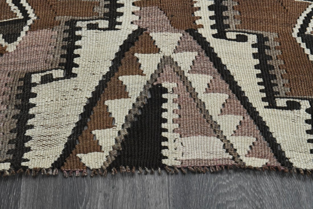3'9x12'4 ft, BEIGE BROWN RUG - 6