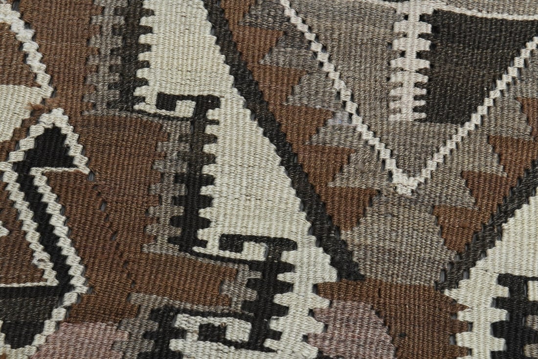 3'9x12'4 ft, BEIGE BROWN RUG - 7