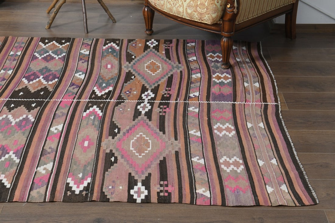 5'2x13'1 ft, COLORFUL STRIPED DÉCOR - 4