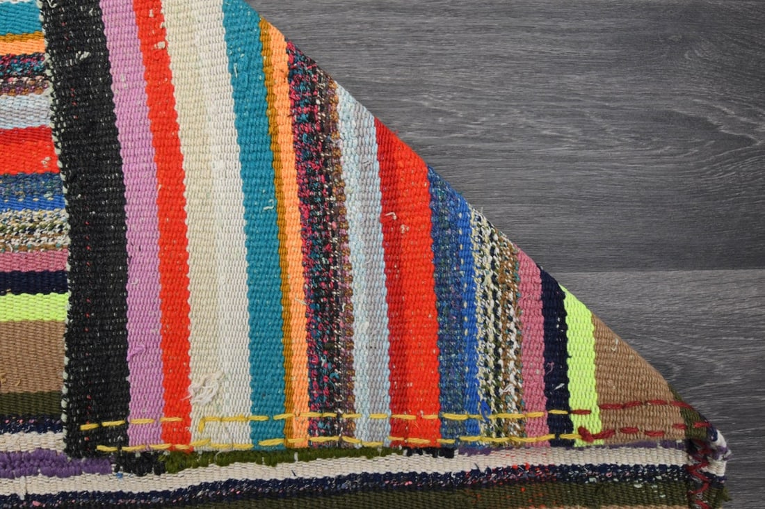 3.1x8 ft, TURKISH KILIM Runner - 8