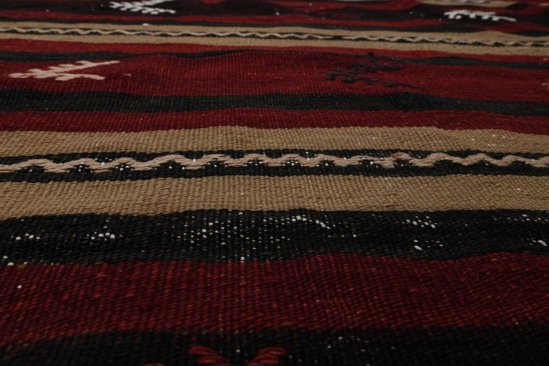 4.3x7.7 ft, TURKISH KILIM Rug - 8