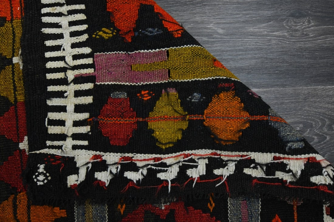 3.1x12 ft, TURKISH KILIM Runner - 8