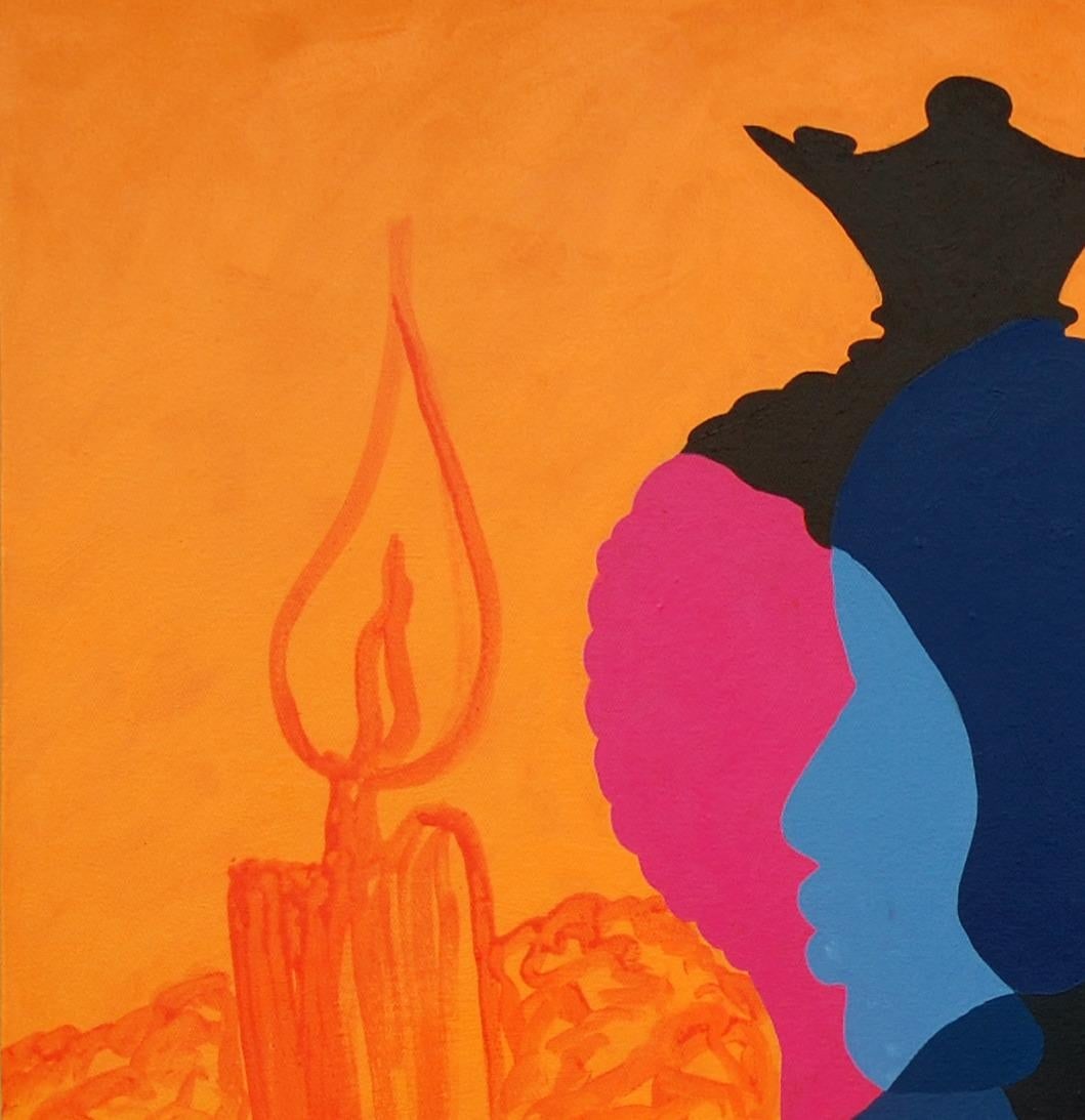 Orioye Samuel, Perspectives - 21st Century, Contemporary Figurative, Colourful, Silhouette, 2024 - 5