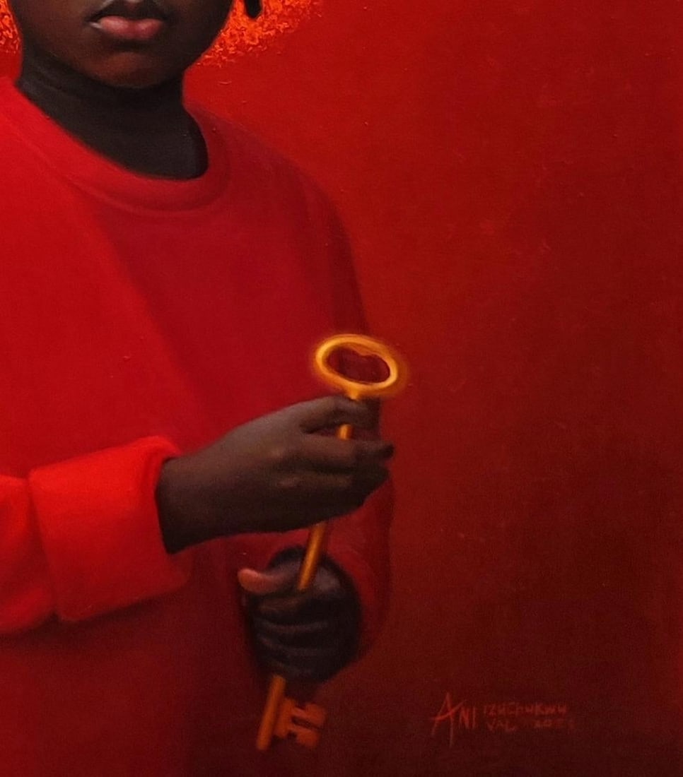 Ani Izuchukwu Valentine, Rising Son -21st Century, Contemporary, Figurative Portrait, Expressionism, - 8