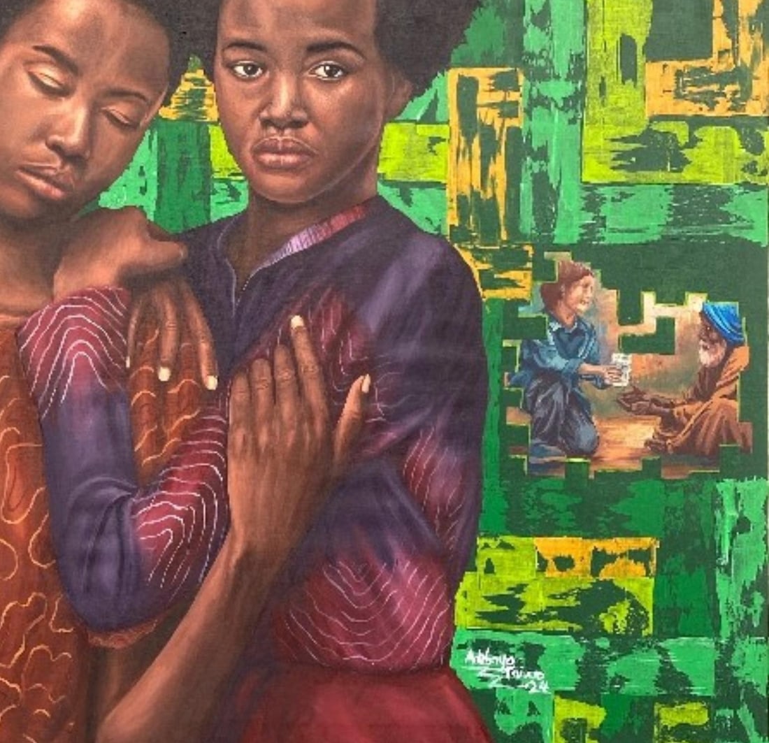 Adebayo Taiwo, Ubuntu (The Essence of Humanity - 21st Century, Contemporary, Figurative, Women, 2023 - 3