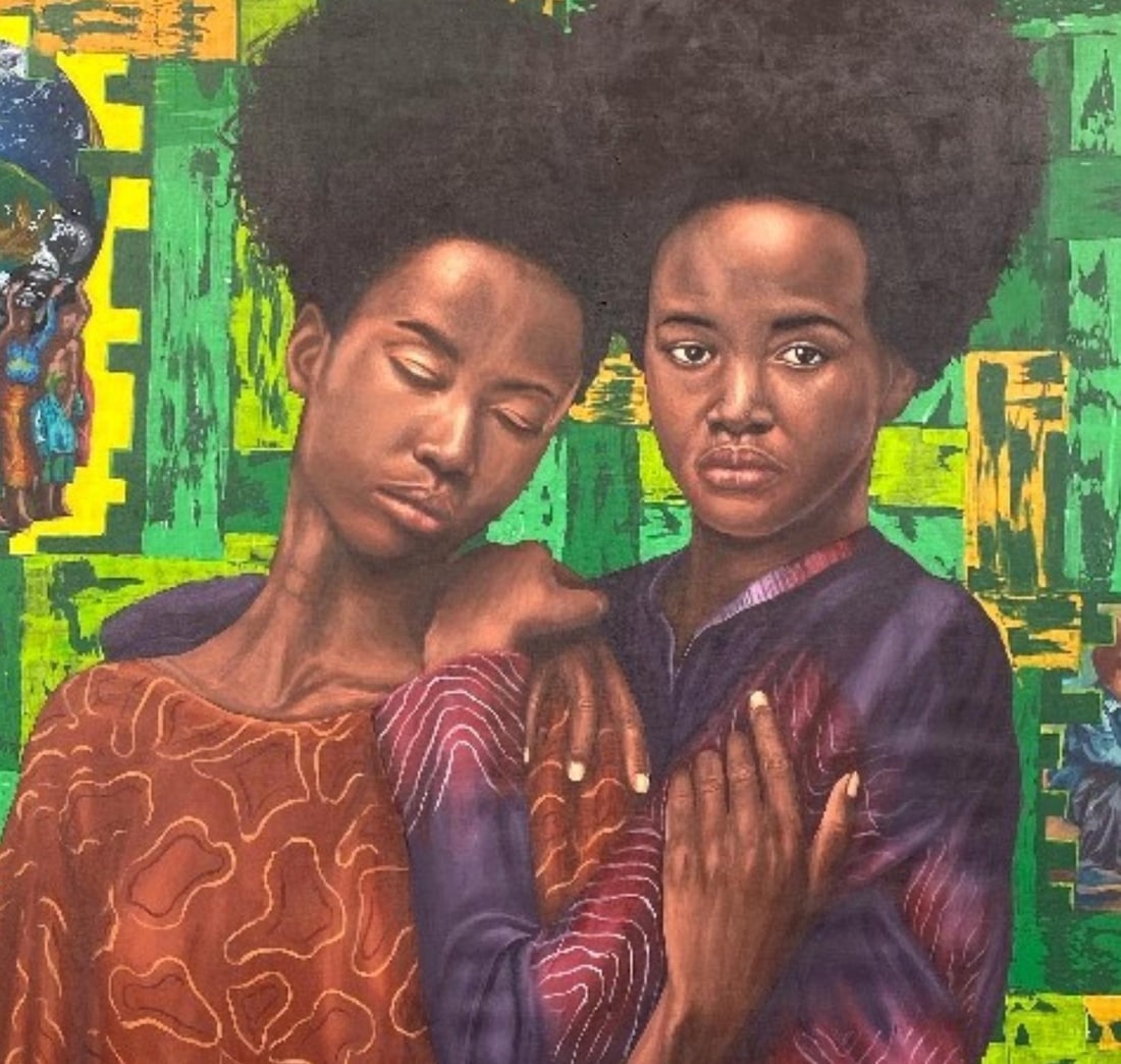 Adebayo Taiwo, Ubuntu (The Essence of Humanity - 21st Century, Contemporary, Figurative, Women, 2023 - 4