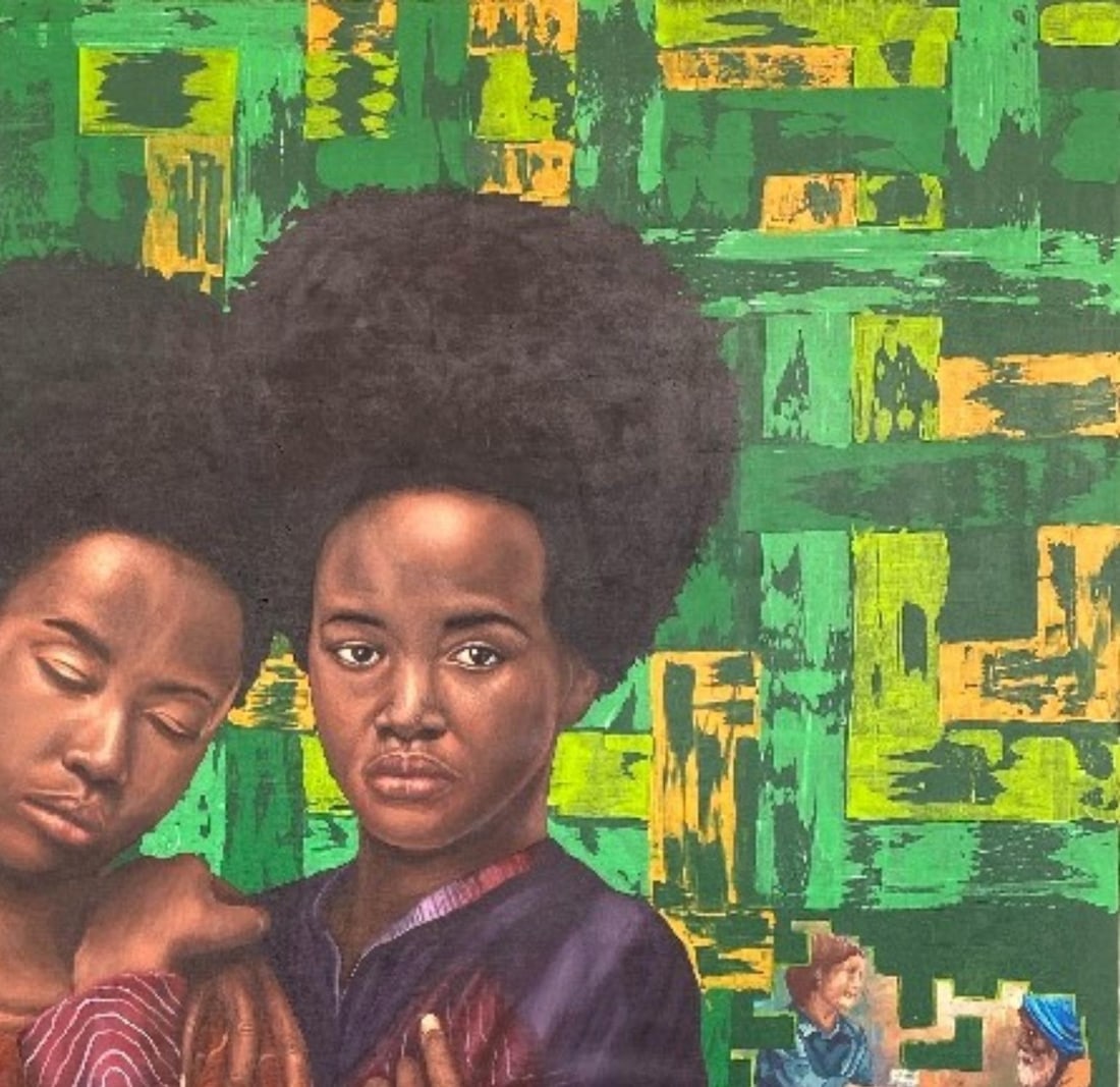 Adebayo Taiwo, Ubuntu (The Essence of Humanity - 21st Century, Contemporary, Figurative, Women, 2023 - 7