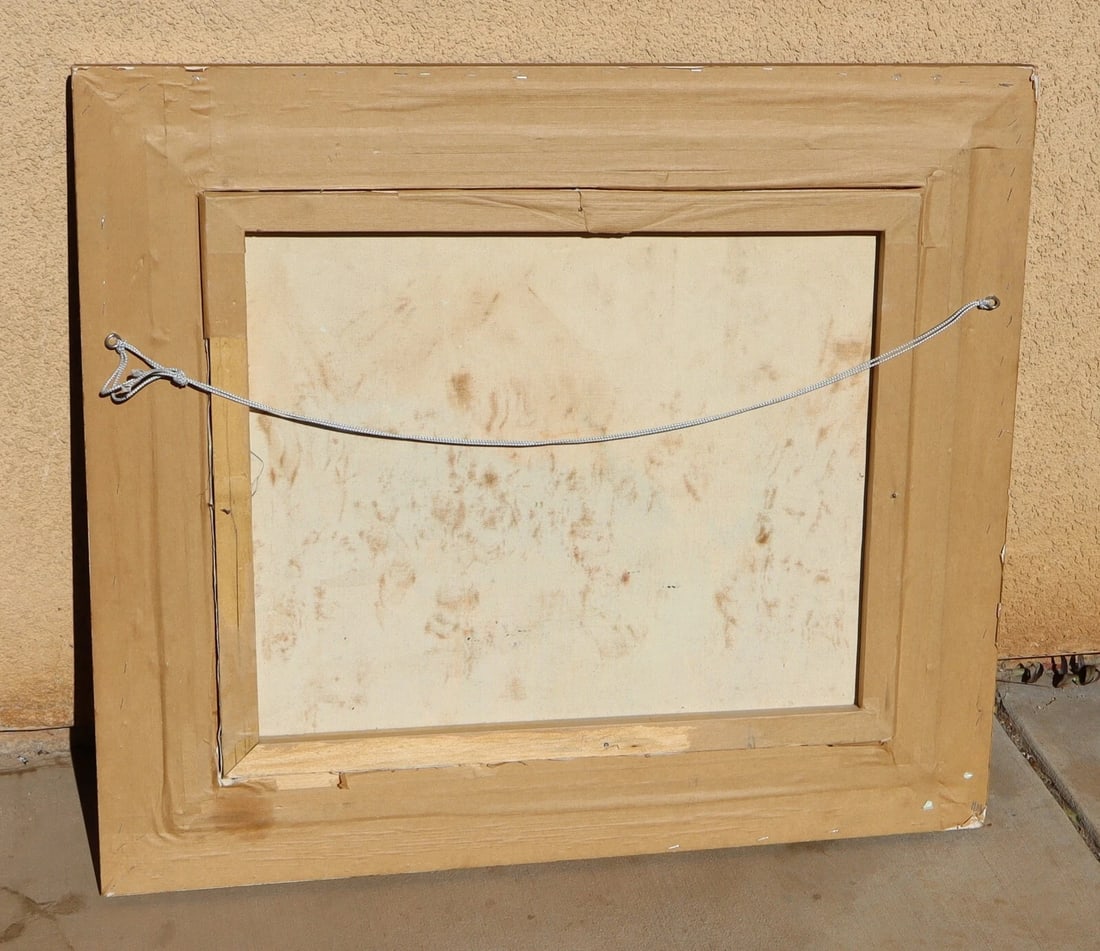 Artist Unidentified Indonesian? Village oil on canvas - 7