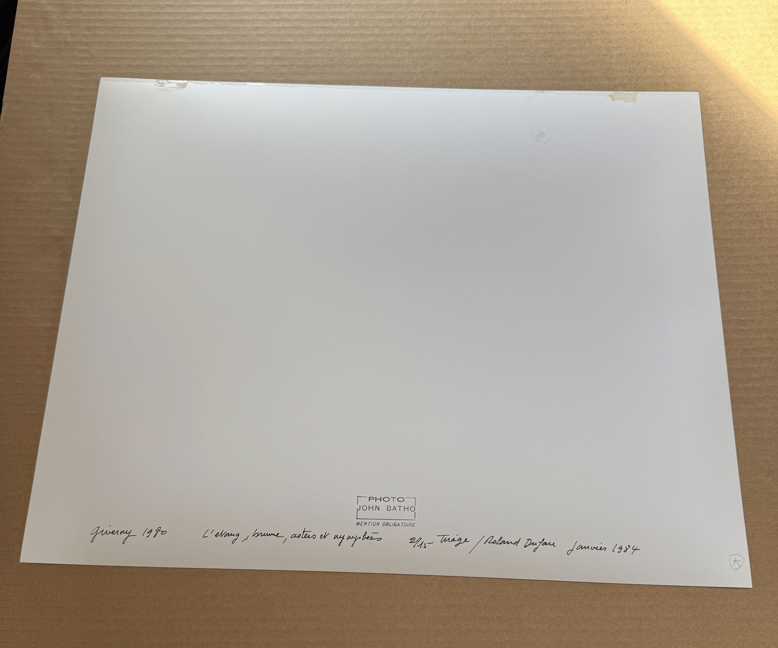 John Batho. photograph print lot of signed and dated original photos - 8