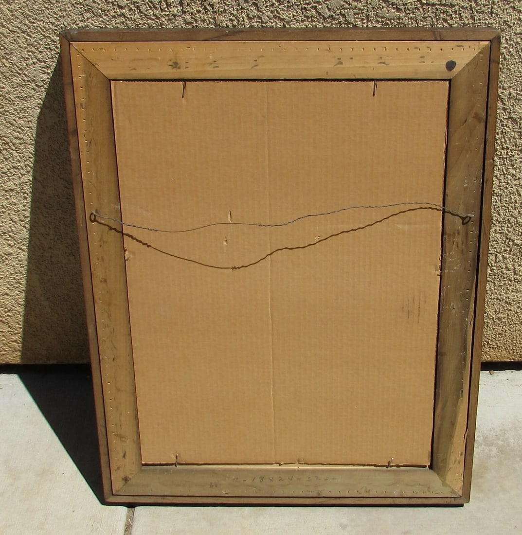 ANDRE FRANCOIS Mid Century Mixed Media & Collage Clown With a Violin - 6