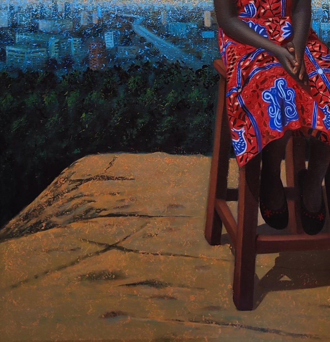 Ani Izuchukwu Valentine, Daddy's Girl -21st Century, Contemporary, Figurative Portrait, - 8