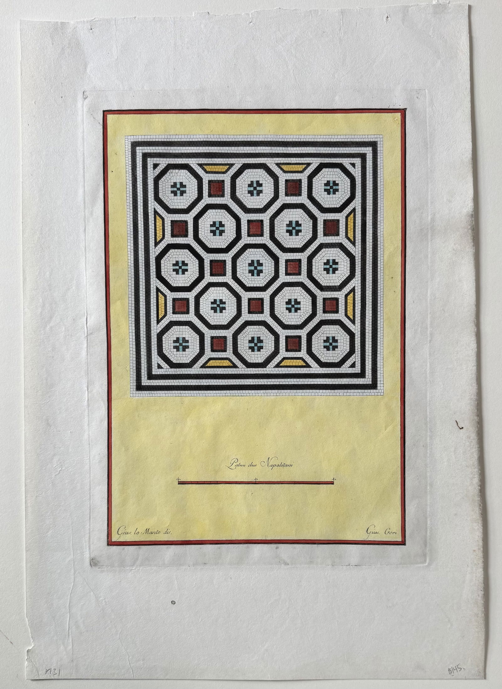 Cesarano Niccolo / Casanova Giovanni Battisia 18th century handcolored etching engraving lot of 9 - 10