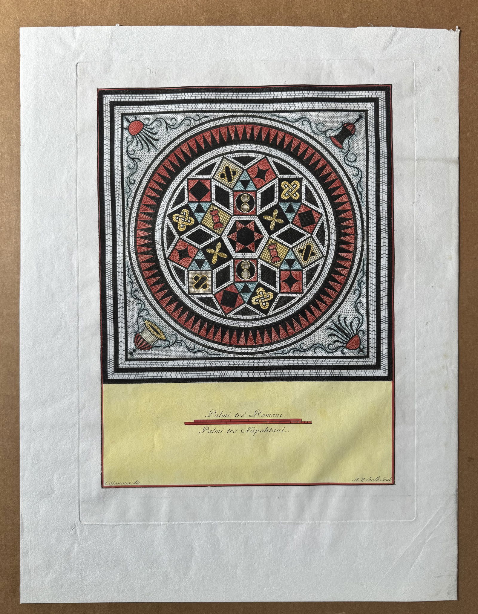 Cesarano Niccolo / Casanova Giovanni Battisia 18th century handcolored etching engraving lot of 9 - 4