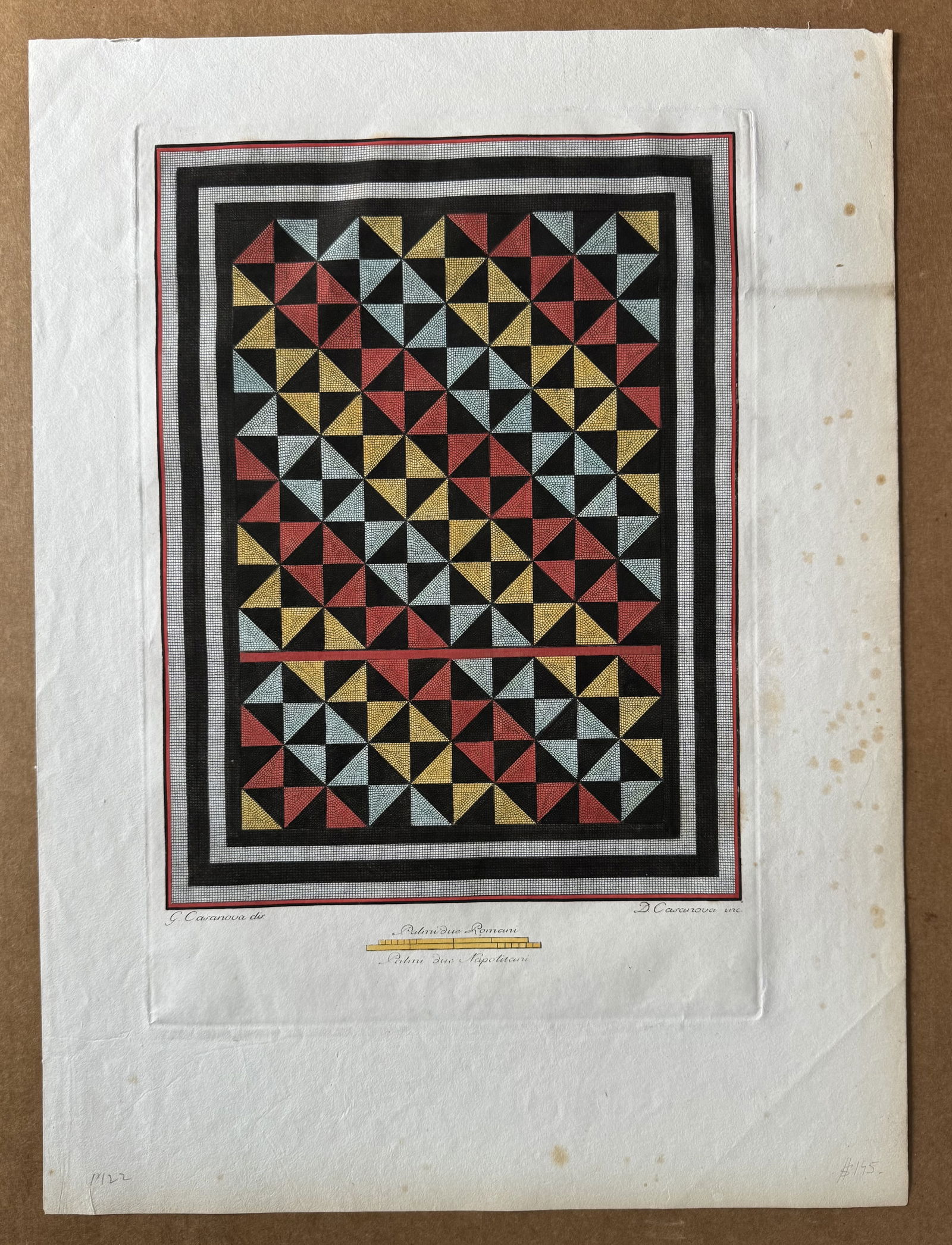 Cesarano Niccolo / Casanova Giovanni Battisia 18th century handcolored etching engraving lot of 9 - 6