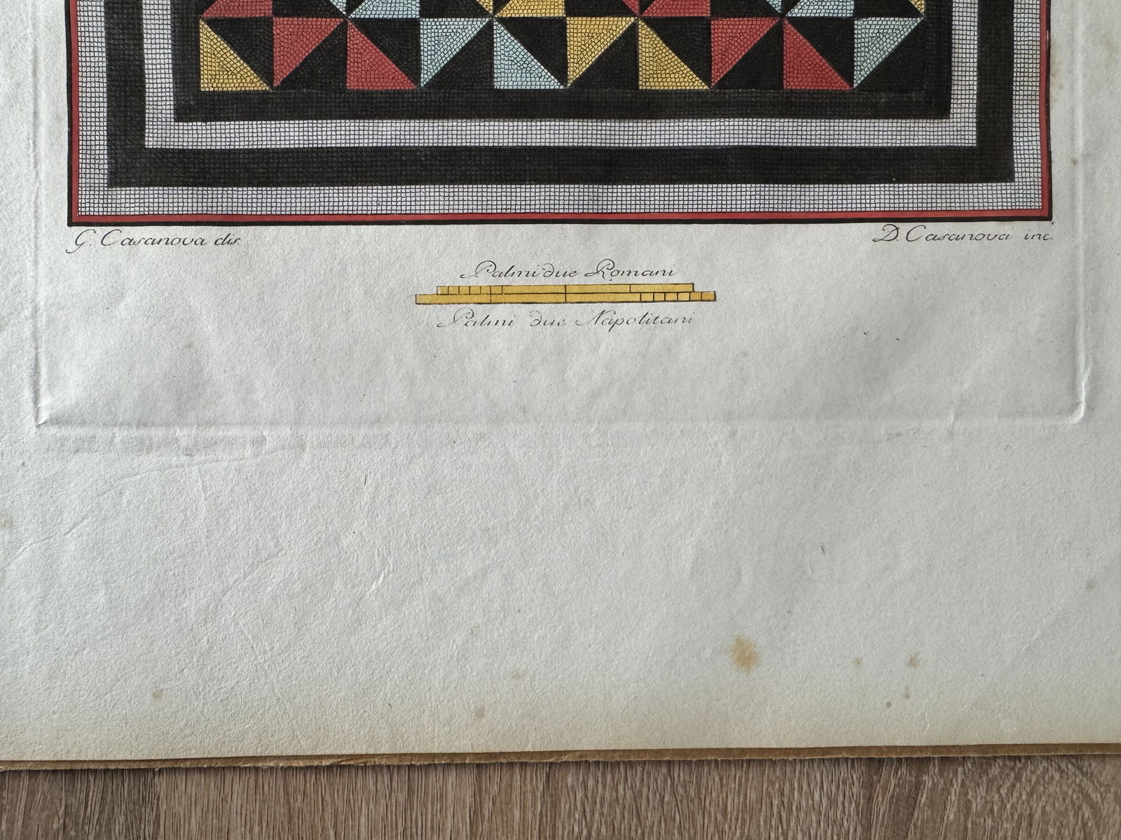 Cesarano Niccolo / Casanova Giovanni Battisia 18th century handcolored etching engraving lot of 9 - 7