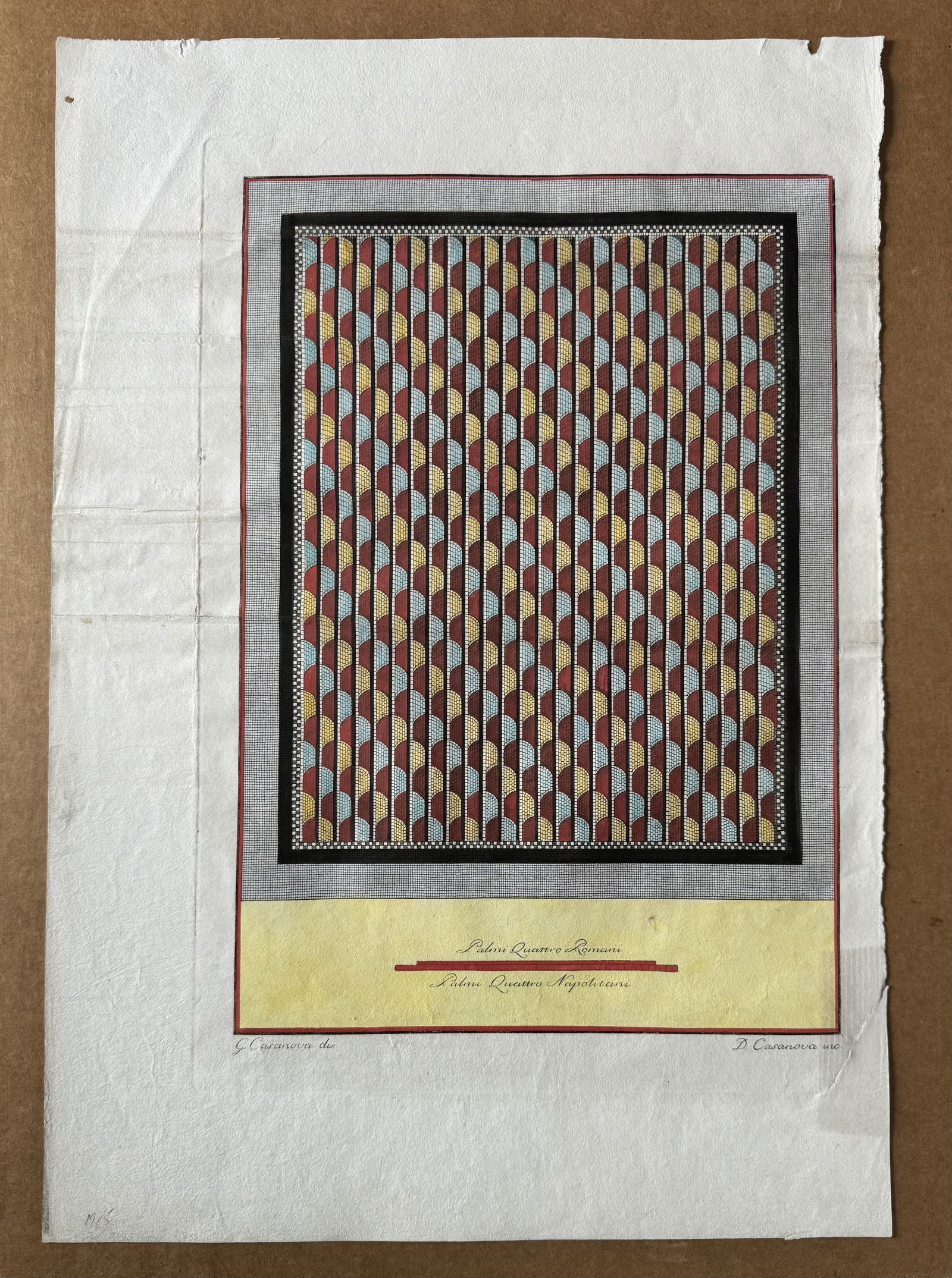 Cesarano Niccolo / Casanova Giovanni Battisia 18th century handcolored etching engraving lot of 9 - 9