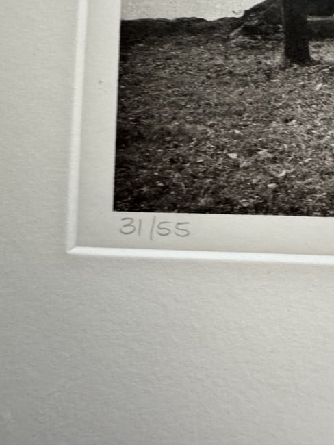 Lois Conner Photogravure, from "THE RIVER FLOWS" Circa 1980, Signed and Numbered by the artist in pe - 2