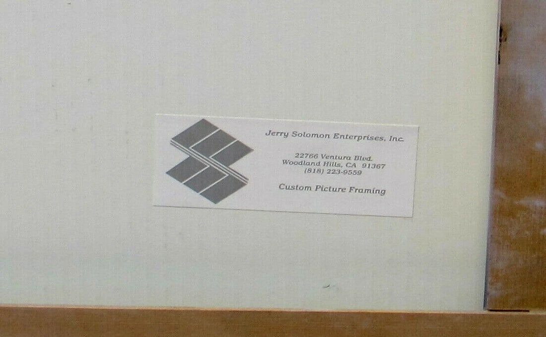 BO NEWELL S/N Giclee Animal Encounters (Pandas) 113/500 Jerry Solomon Frame - 6