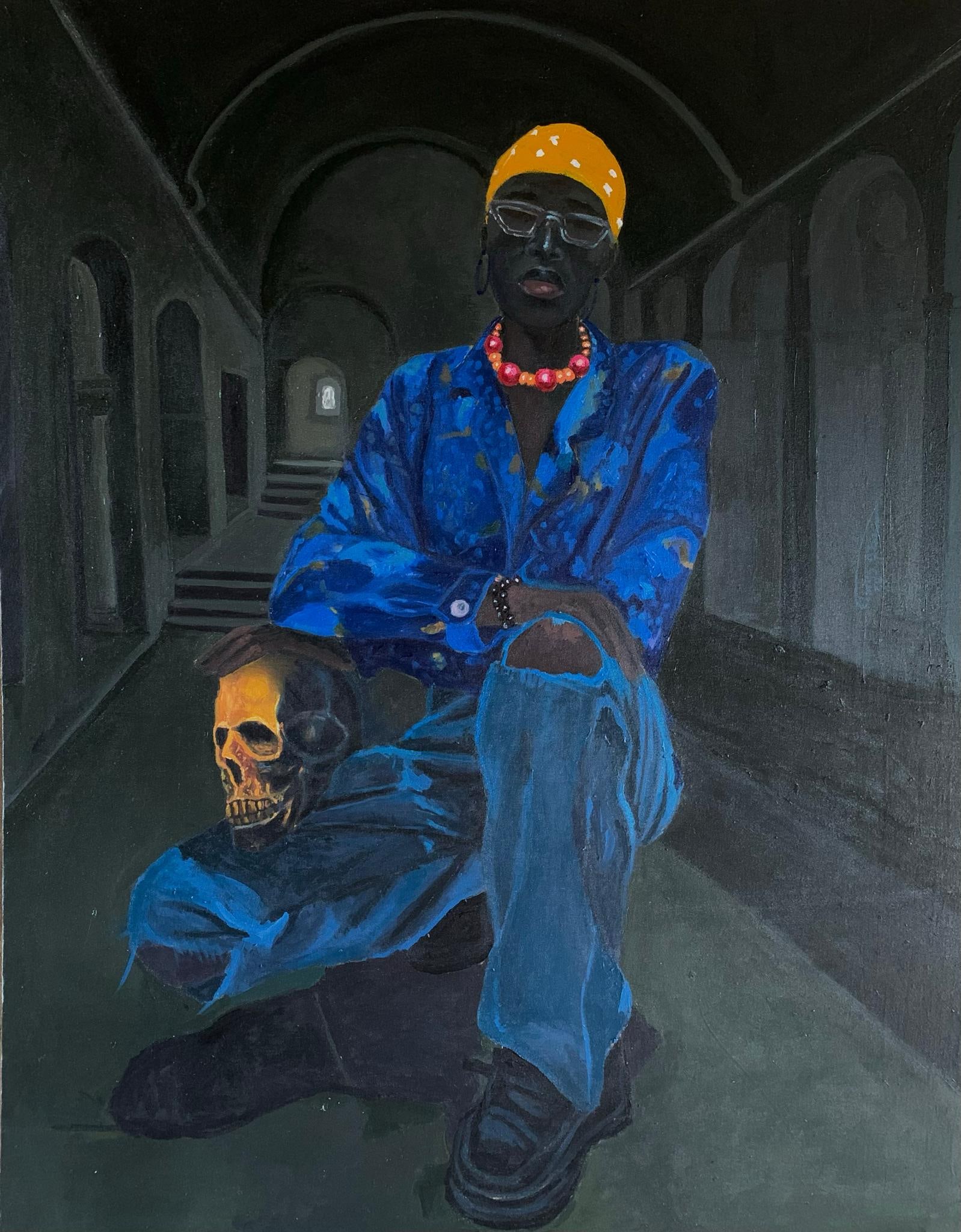 Aba Linus, Gangster's Paradise 2 - 21st Century. Contemporary, Figurative Portrait, Modern, 2024 - 4