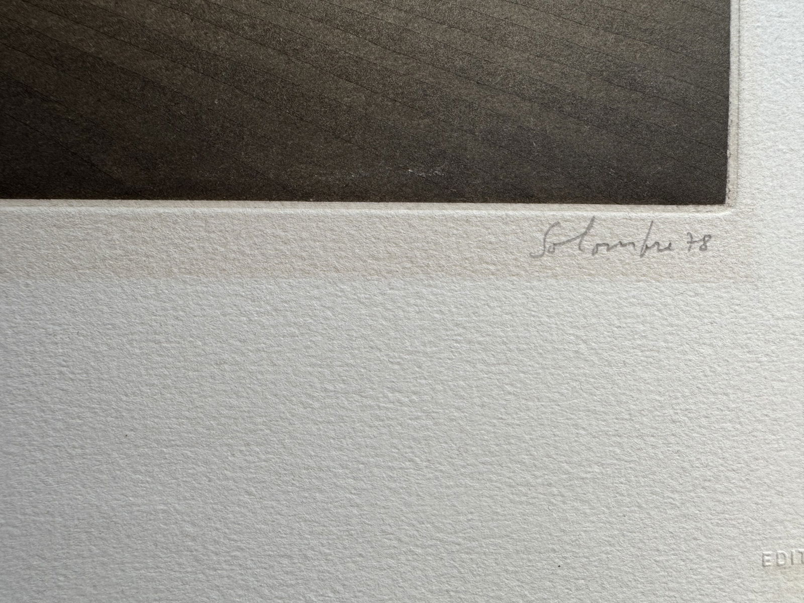 jean solombre grand angle 1978 aquatint etching lithograh signed dated numbered - 3