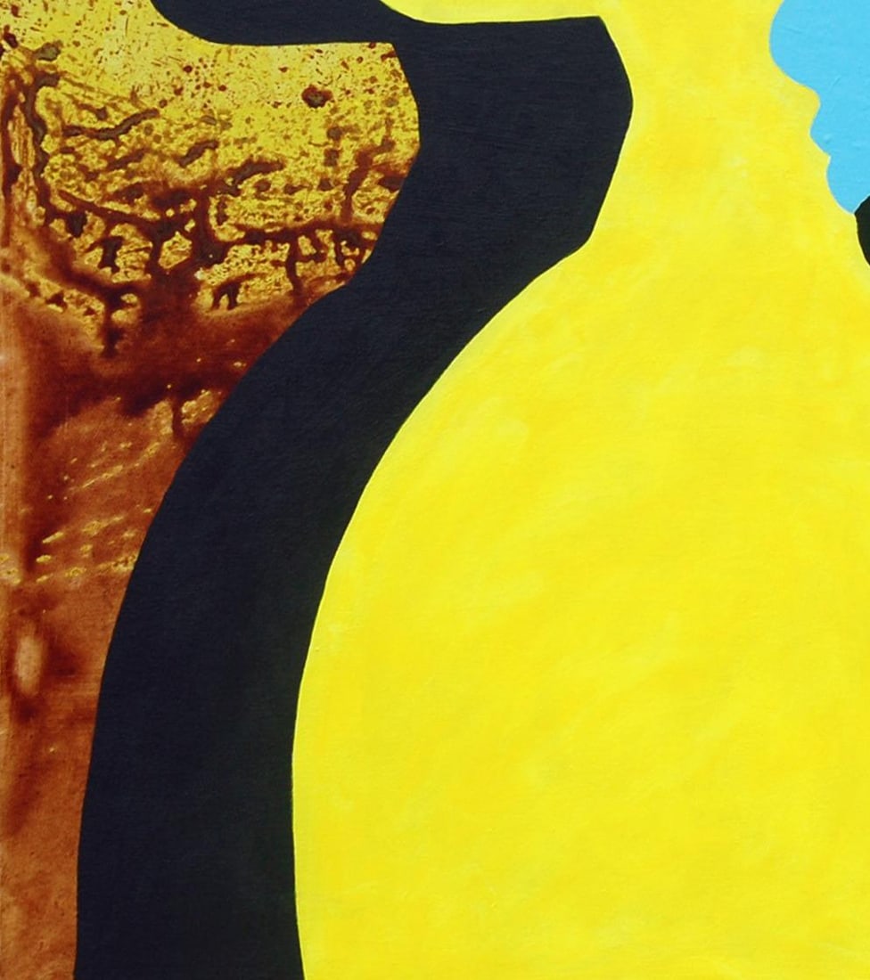 Orioye Samuel, Player - 21st Century, Contemporary Figurative, Colourful, Silhouette, Men, 2024 - 7