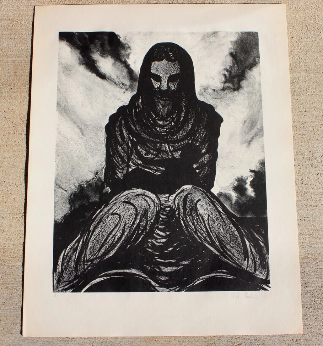 RICHARD FLORSHEIM Hand Signed Lithograph From Warmth of Love Edition of 30 1951: Title:RICHARD FLORSHEIM Hand Signed Lithograph From Warmth of Love Edition of 30 1951Description:RICHARD A. FLORSHEIM (1916-1979). I will be selling a group of lithographs separately that come from