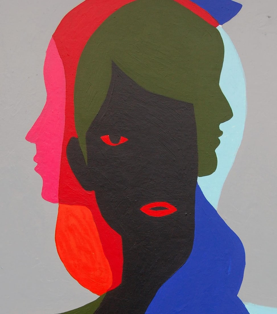 Orioye Samuel, Pronoun of Identities - 21st Century, Contemporary Figurative, Silhouette, Women, - 3