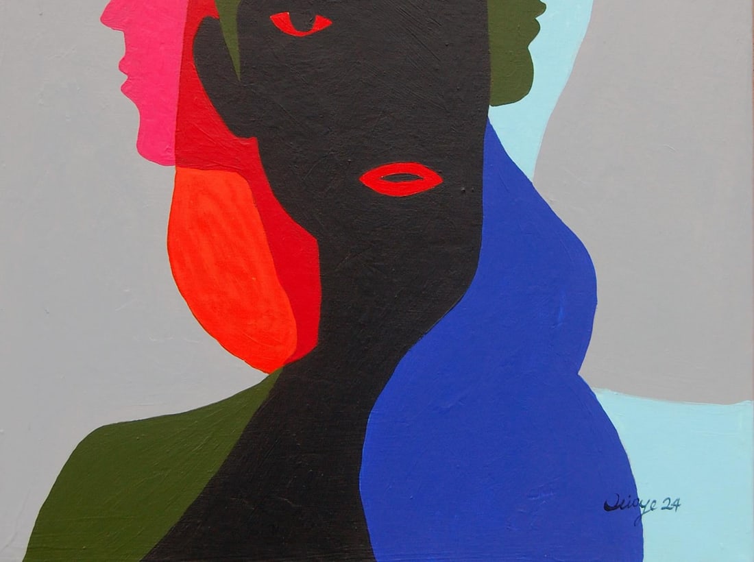 Orioye Samuel, Pronoun of Identities - 21st Century, Contemporary Figurative, Silhouette, Women, - 6